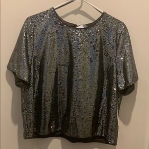 Sequin top